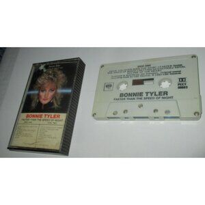 Bonnie Tyler – Faster Than The Speed Of Night on cassette (CBS Records, 1983)